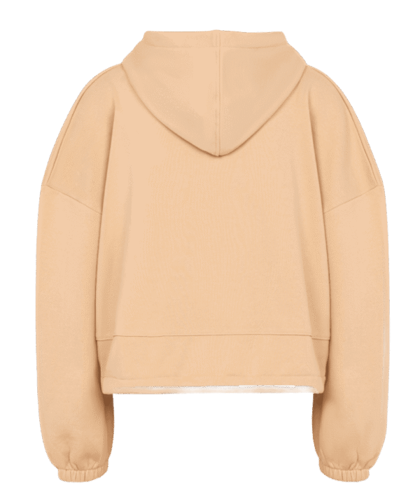 Sweat femme court à capuche - Coton écologique – Image 6