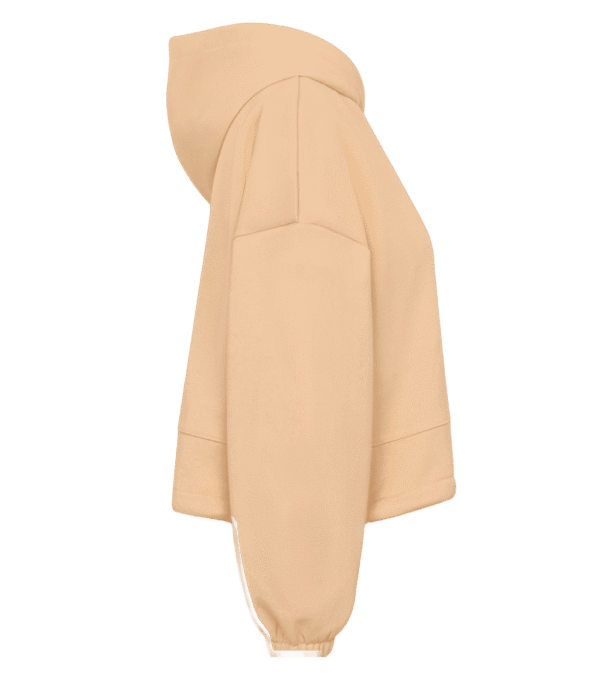 Sweat femme court à capuche - Coton écologique – Image 5