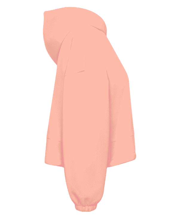 Sweat femme court à capuche - Coton écologique – Image 2