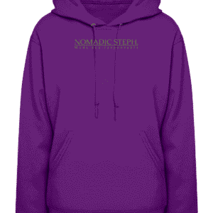 Sweat femme long à capuche - Coton écologique